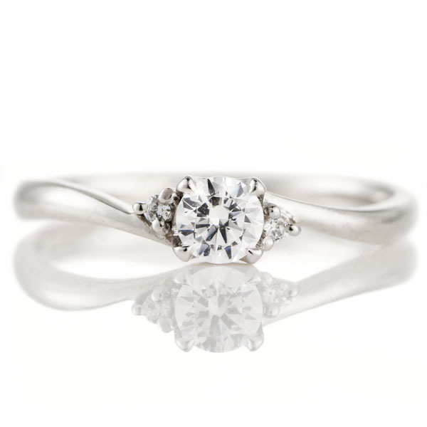婚約指輪 ダイヤモンド 0.2カラット プラチナ エンゲージリング プロポーズ