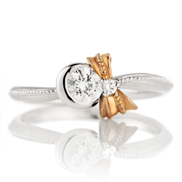 婚約指輪 ダイヤモンド プラチナ ピンクゴールド エンゲージリング プロポーズ