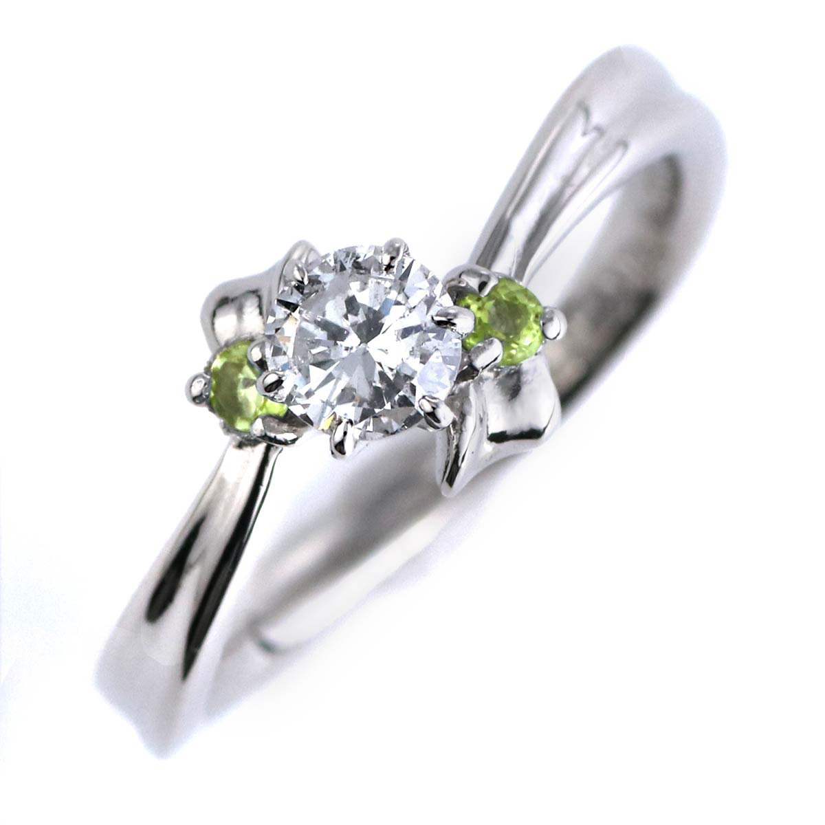 婚約指輪 ダイヤモンド プラチナリング 一粒 大粒 指輪 エンゲージリング 0.4ct プロポーズ用 レディース 人気 ダイヤ 刻印無料 8月 誕生石 ペリドット