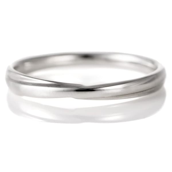 プラチナ クロス リング 結婚指輪 マリッジリング