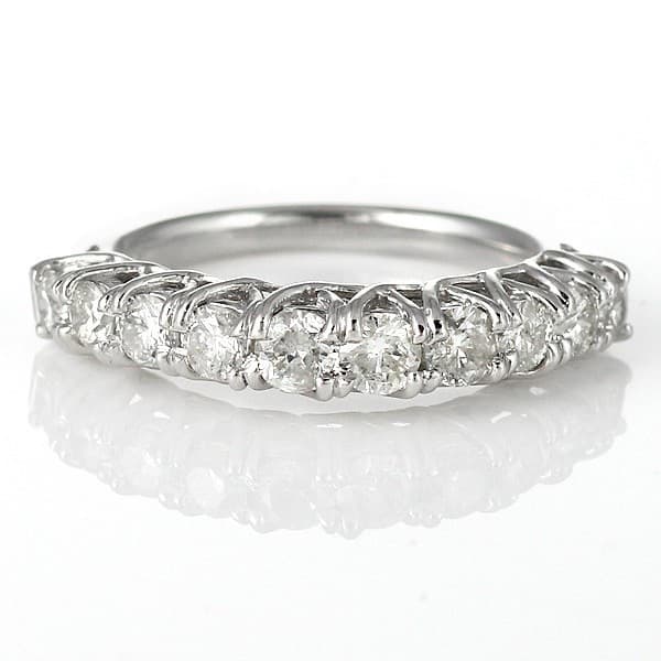 スイート エタニティ ダイヤモンドプラチナリング 指輪 プラチナ900 1カラット 1.0ct 結婚 婚約 10年目 記念 マリッジ エンゲージ