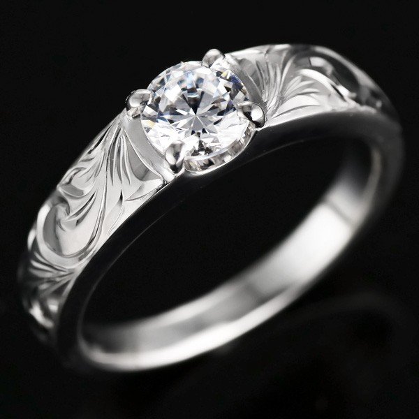 ハワイアンジュエリー 指輪 キュービックジルコニア リング 指輪 シルバー シンプル 人気