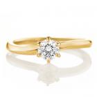 GROWTH RING アイビー イエローゴールド ダイヤモンド エンゲージリング 婚約指輪