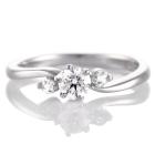 ダイヤモンド リング 指輪 プラチナ リング