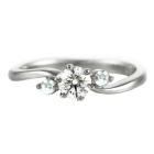 婚約指輪 ダイヤモンド プラチナリング 一粒 大粒 指輪 エンゲージリング 0.5ct プロポーズ用 レディース 人気 ダイヤ 刻印無料 6月 誕生石 ムーンストーン