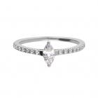 ファンシーカット エンゲージリング ダイヤモンド0.3ct マーキスカット エタニティ