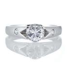 ダイヤモンド リング プラチナ ダイヤモンドリング 1カラット ソリティア 一粒 大粒