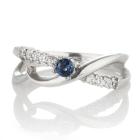 サファイア 9月誕生石 サファイア リング 指輪 ファッションリング