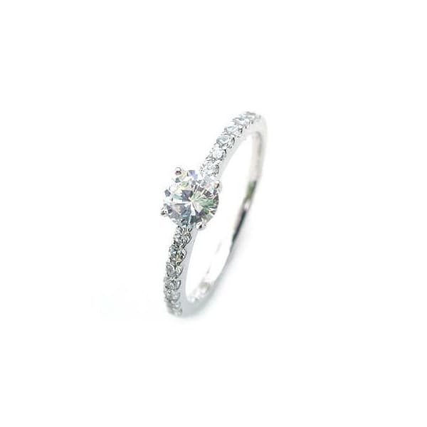 エンゲージリング ダイヤモンドプラチナリング 婚約指輪
