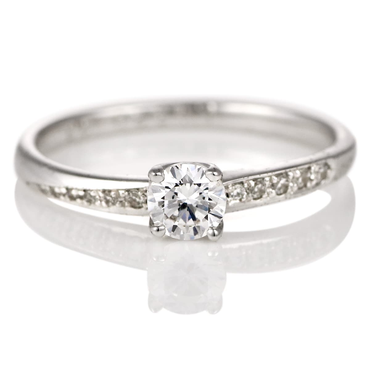【鑑定書付】婚約指輪&結婚指輪 3本セット プラチナ ダイヤモンド リング | H104-050330 | SUEHIRO