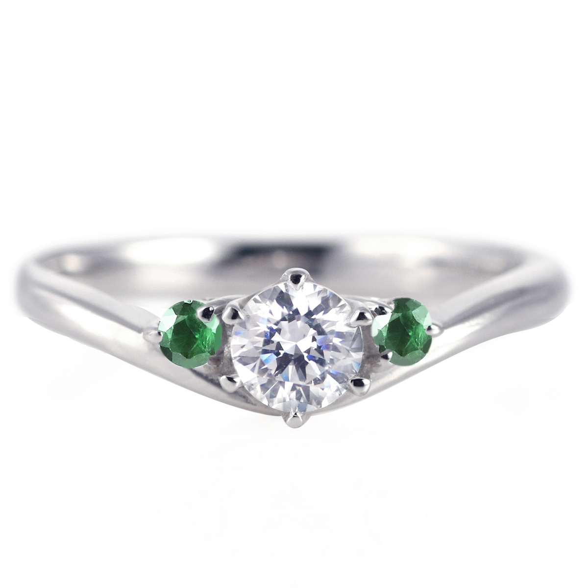 日本代理店正規品 エンゲージリング 婚約指輪 ダイヤモンド プラチナ