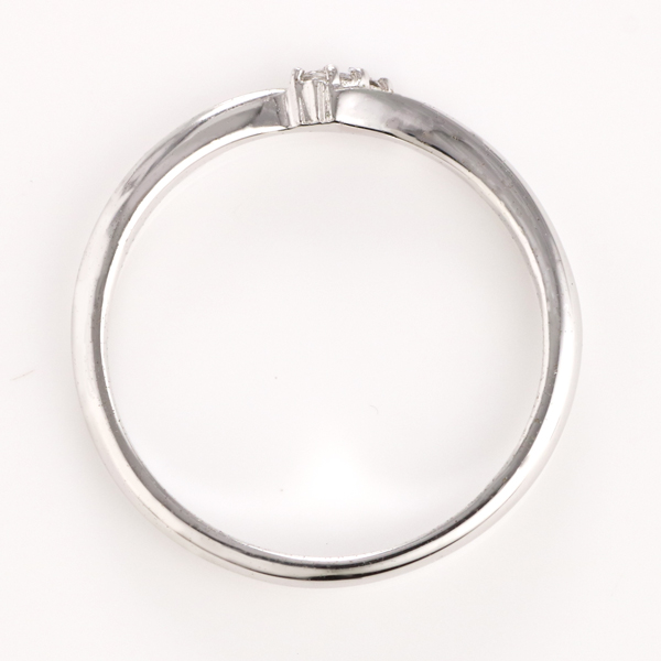 プラチナ ダイヤモンド リング 結婚指輪 マリッジリング ウェーブ | H104-050650 | SUEHIRO