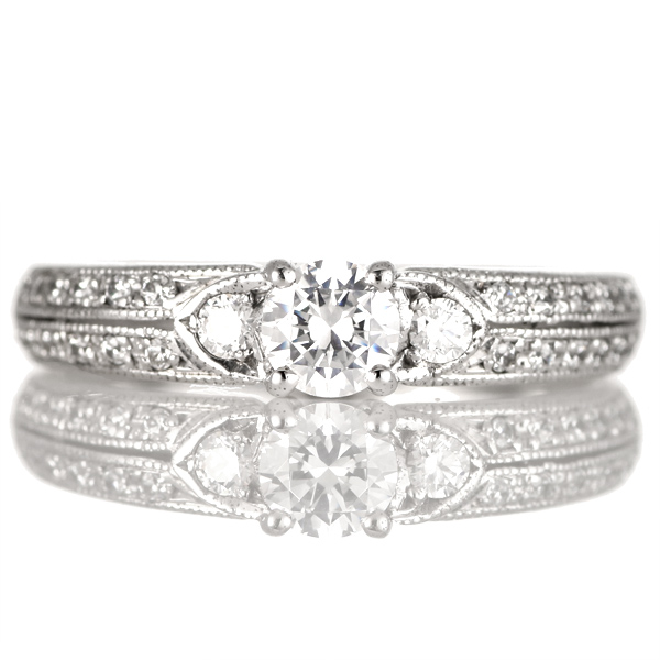 婚約指輪 ダイヤモンド プラチナ エンゲージリング プロポーズ | H104-050865FV | SUEHIRO