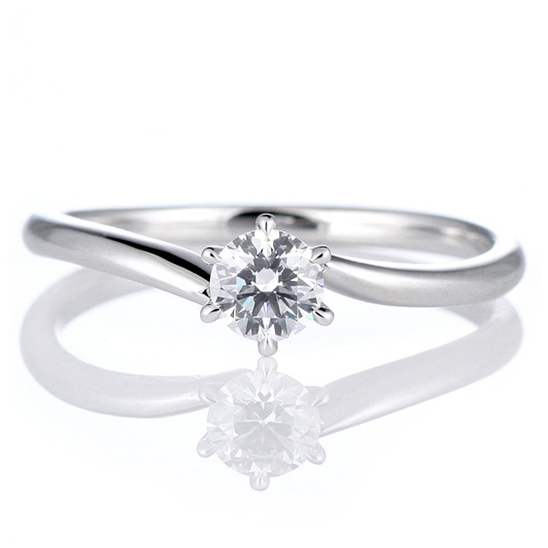 プラチナ ダイヤモンド リング ソリティア 一粒 大粒 エンゲージリング ダイヤモンドプラチナリング 婚約指輪 ストレート プロポーズ用