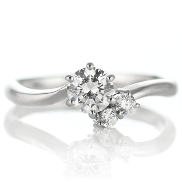 婚約指輪 ダイヤモンド プラチナリング 一粒 大粒 指輪 エンゲージリング 0.4ct プロポーズ用 レディース 人気 ダイヤ 刻印無料 4月 誕生石 ダイヤモンド