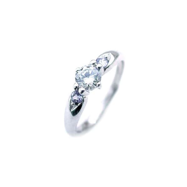 ダイヤモンド リング 指輪 プラチナ リング タンザナイト | H15-15060 | SUEHIRO