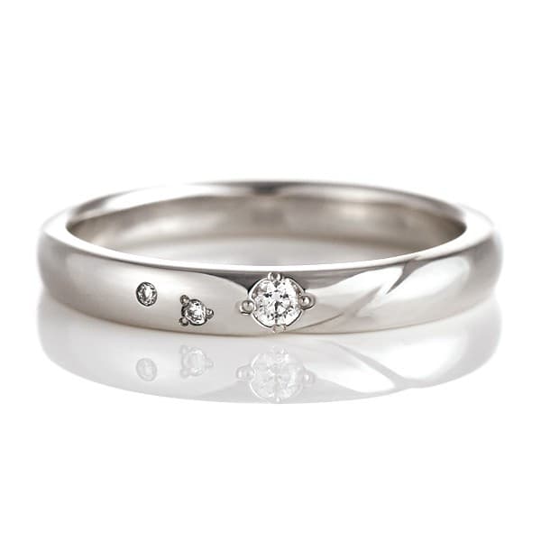 結婚指輪 プラチナBrand Jewelry TwinsCupidプラチナ900ダイヤモンドレディスリング ラッキースター