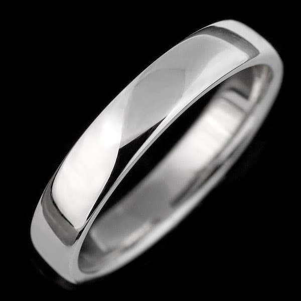 ペアリング プラチナ シンプル 細身 指輪 ストレート マリッジリング 結婚指輪 カップル 平甲丸