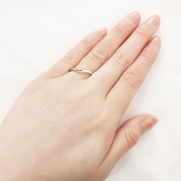 プラチナ K18ピンクゴールド リング 結婚指輪 マリッジリング ペア