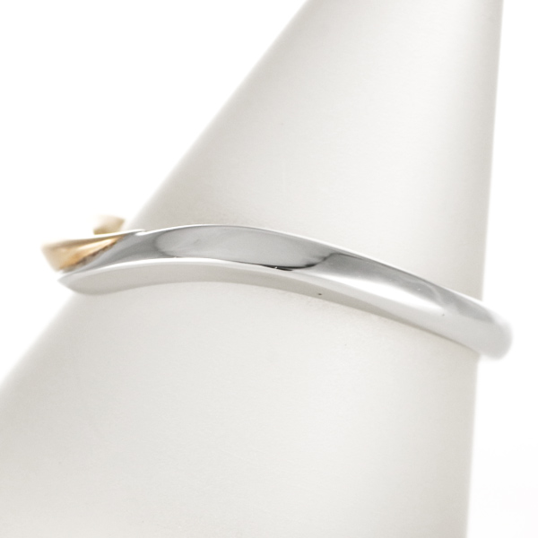 プラチナ K18ピンクゴールド リング 結婚指輪 マリッジリング ペア