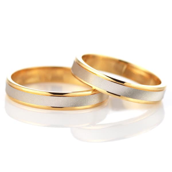 つや消し 結婚指輪 マリッジリング ペアリング プラチナ ゴールド 2本セット スイートマリッジ