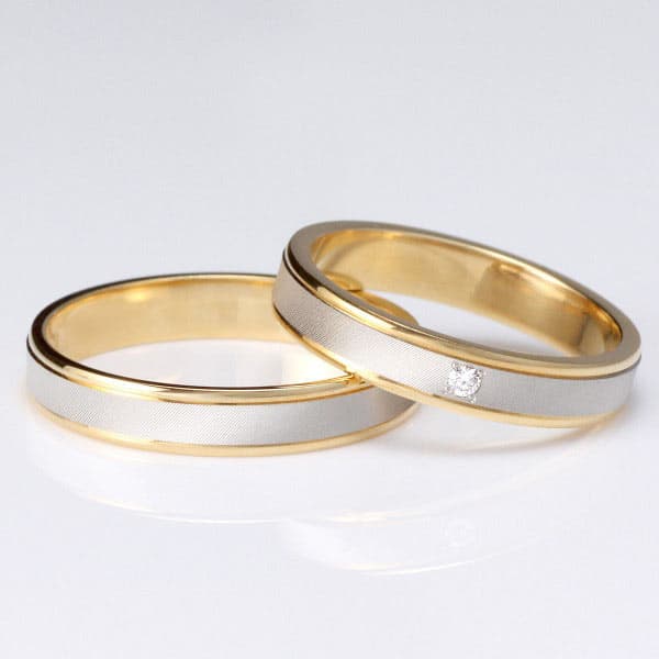 【2本セット】結婚指輪 マリッジリング ダイヤモンド スイートマリッジ