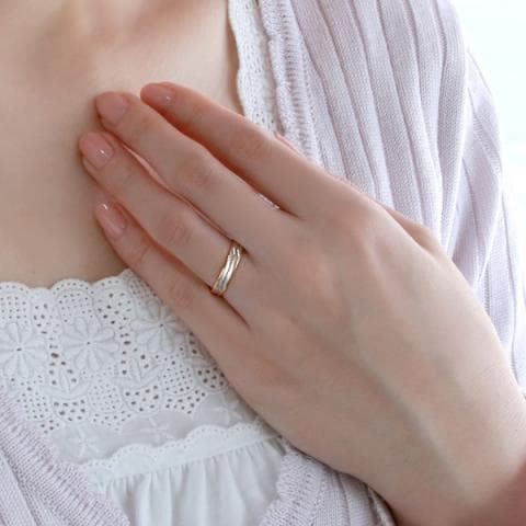 結婚指輪 マリッジリング ペアリング プラチナ ゴールド ローズマリー 