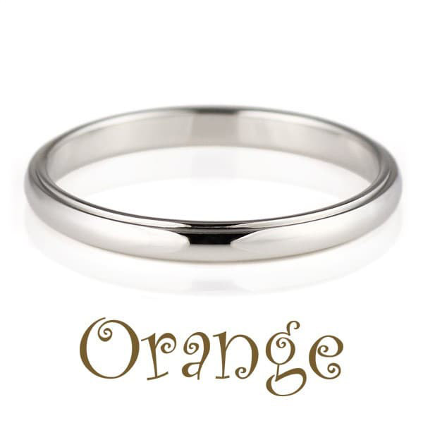 プラチナ マリッジリング 結婚指輪 ハニーブライド Orange