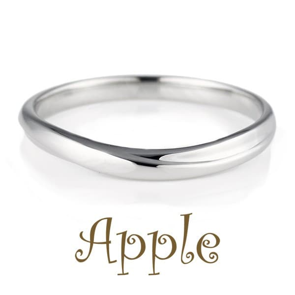 プラチナ マリッジリング 結婚指輪 ハニーブライド Apple