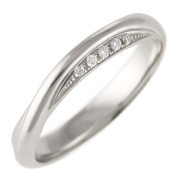 ダイヤモンド 結婚指輪 マリッジリング ペアリング 刻印 Romantic Blue