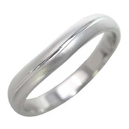 つや消し 結婚指輪 マリッジリング ペアリング プラチナ 刻印 Romantic Blue