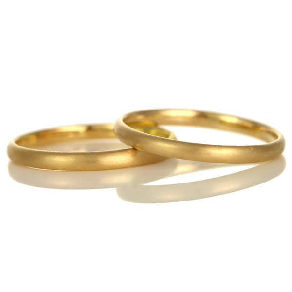 オーダーメイド 結婚指輪 マリッジリング K18イエローゴールド 18金