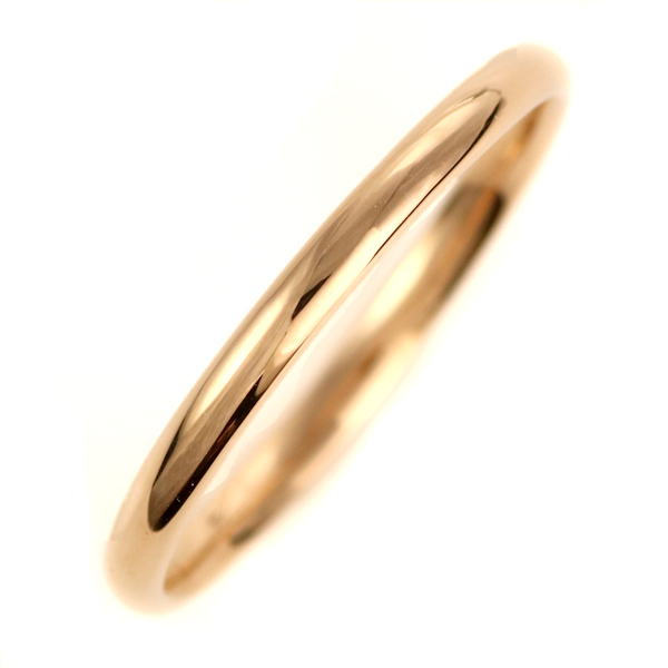 オーダーメイド 結婚指輪 選べるマリッジリング ピンクゴールド