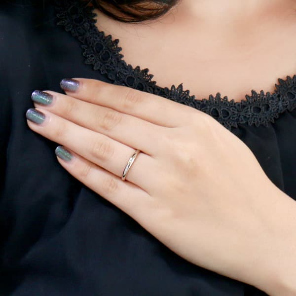 結婚指輪 マリッジリング プラチナ 甲丸 メンズ 2.5mm幅 | J125-050008