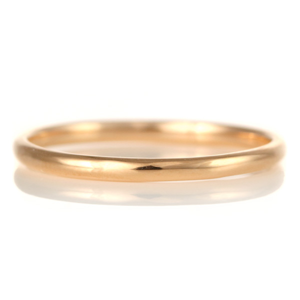 ピンクゴールド ストレート マリッジリング 結婚指輪 J131 Suehiro