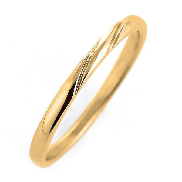 結婚指輪 マリッジリング イエローゴールド リング 18金 ゴールド スイートマリッジ