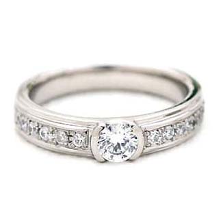 Brand Jewelry fresco プラチナ ダイヤモンドリング 婚約指輪 結婚指輪