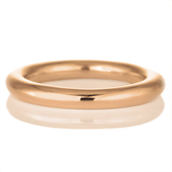 growth ring ROUND ラウンド K18ピンクゴールド 3mm 結婚指輪 マリッジリング