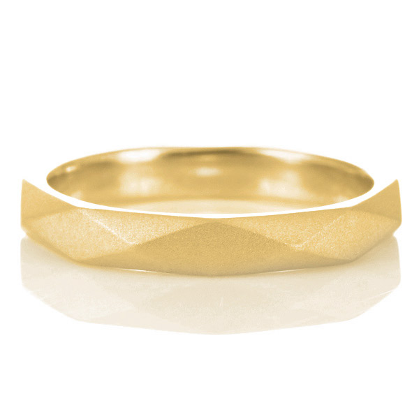 PRISM プリズム K18イエローゴールド 結婚指輪 マリッジリング