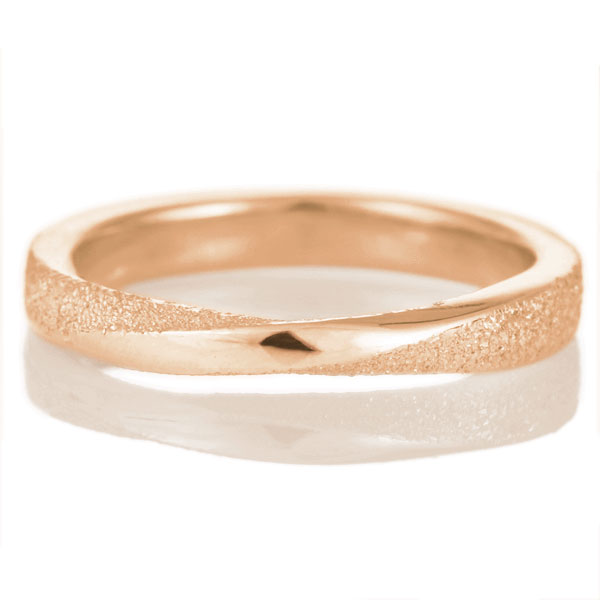 growth ring INFINITY インフィニティ K18ピンクゴールド 結婚指輪 マリッジリング 内面石 ダイヤモンド