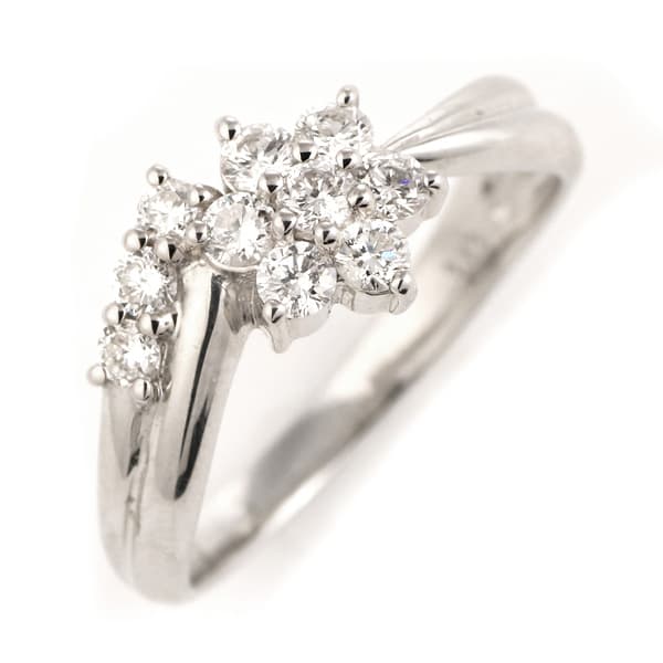 ダイヤモンド指輪 10粒 リング 結婚10周年記念