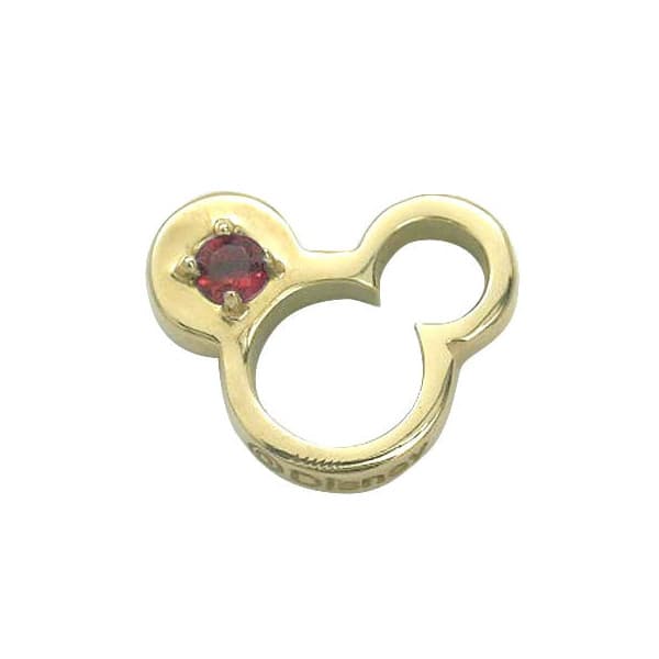 ディズニー ミッキー ベビーリング ガーネット レディース アクセサリー Disney L124 Suehiro