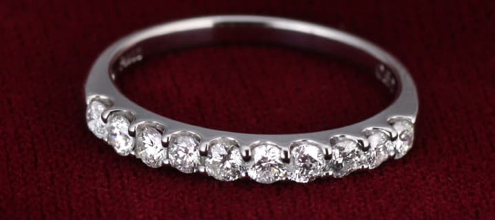 プラチナ ダイヤモンド 0.5ct エタニティリング | L131-050003 | SUEHIRO