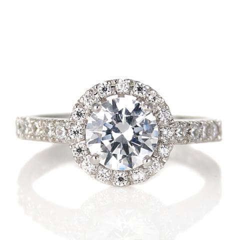 『超人気新品』プラチナの定番指輪1カラットの女性のダイヤの指輪656 - thinkev.com