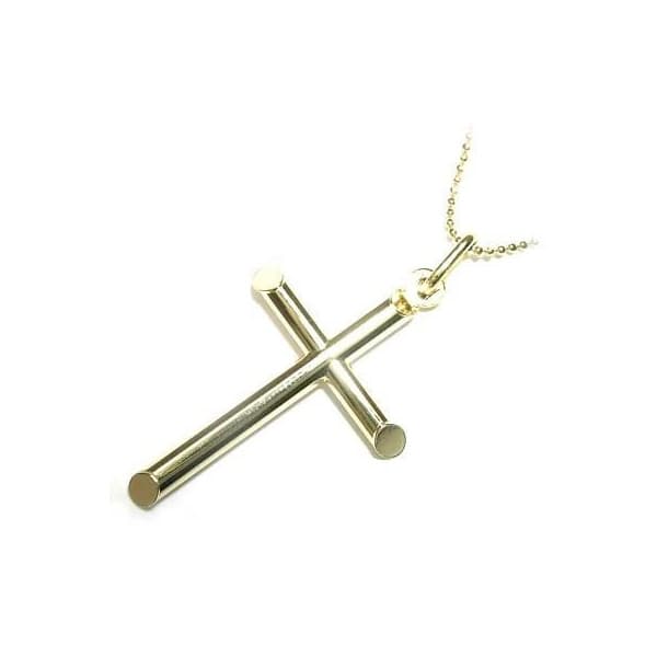 ネックレス メンズ クロス 18k Italian Brand Jewelry ウノアエレ K18 18金 ブランド 正規品 十字架