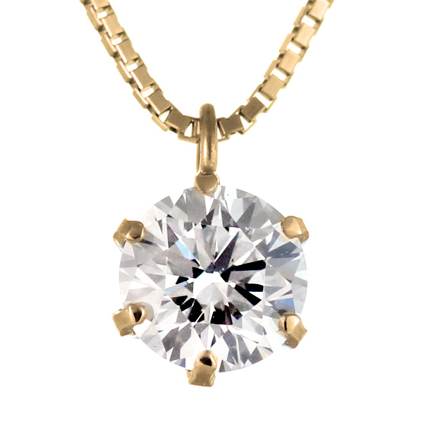 ネックレス ダイヤモンド ゴールド 一粒 ネックレス ダイヤモンド ネックレス ダイヤモンド ダイヤ 0.5カラット プレゼント 18金 ネックレス