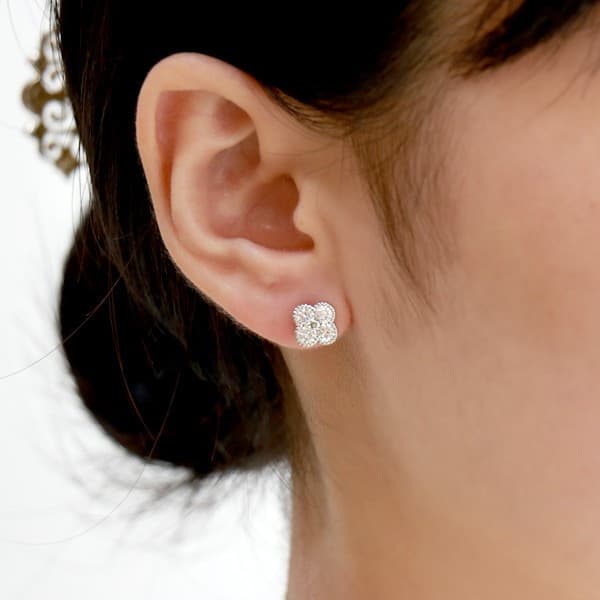 人気商品 ！ プラチナ 天然 ダイヤ 0.30ct ピアス！ - www