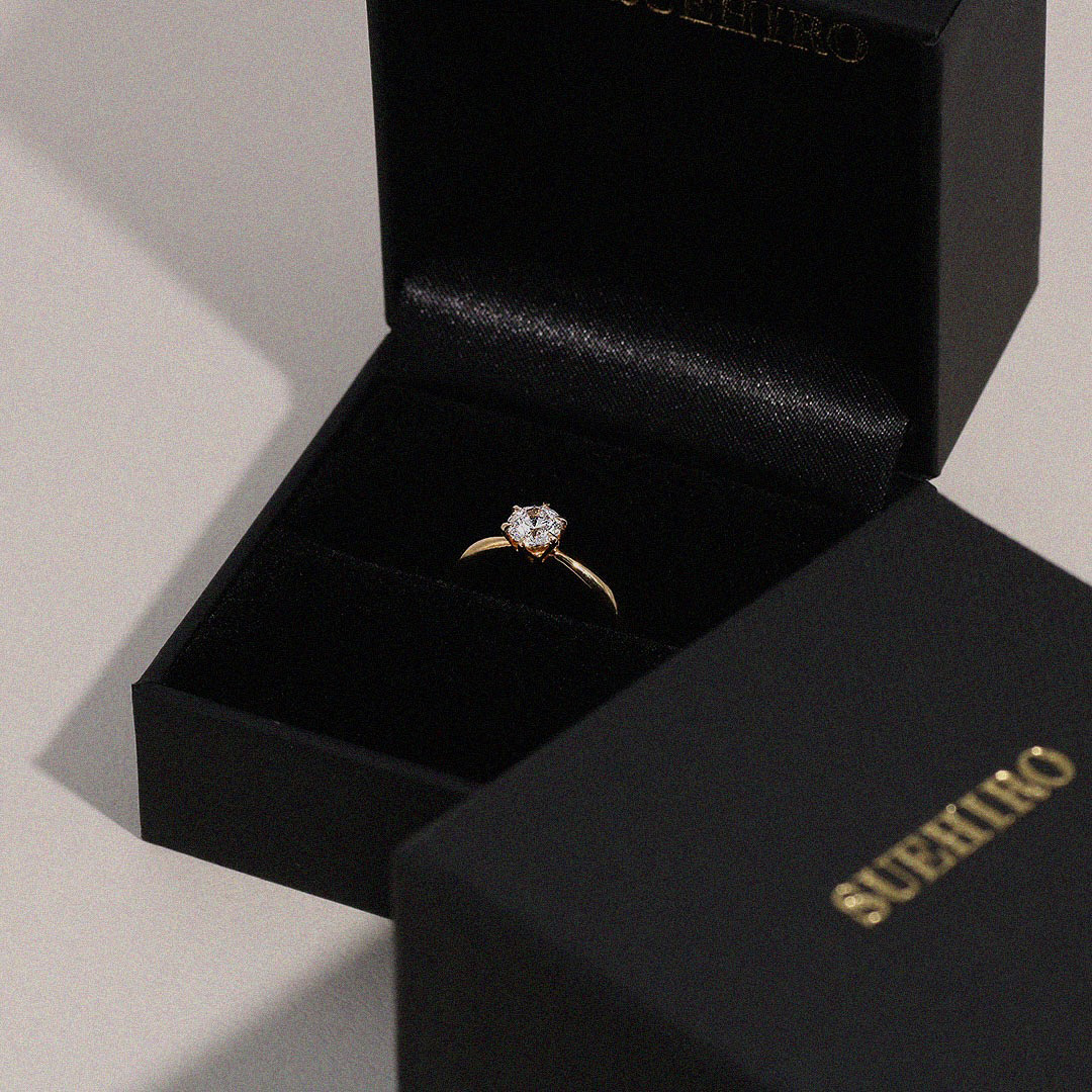 Jewelry SUEHIROのプロポーズリング ケース入り