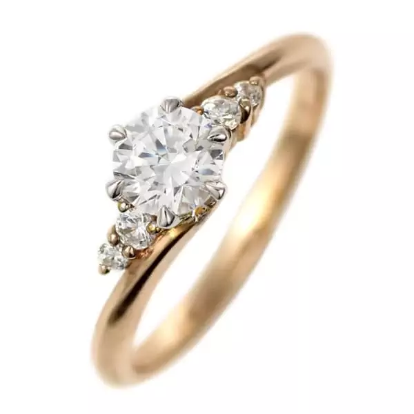 ウェーブ 0.3ct|東京でオーダーメイドの結婚指輪・婚約指輪をお探し