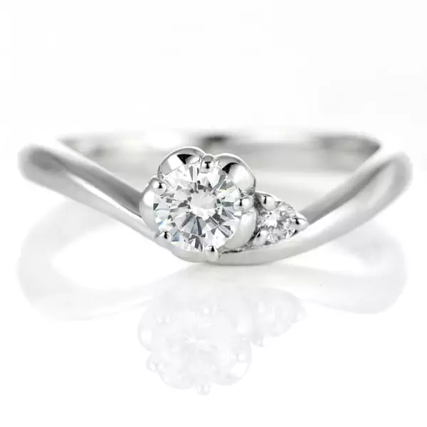 V字 0.4ct|東京でオーダーメイドの結婚指輪・婚約指輪をお探しなら